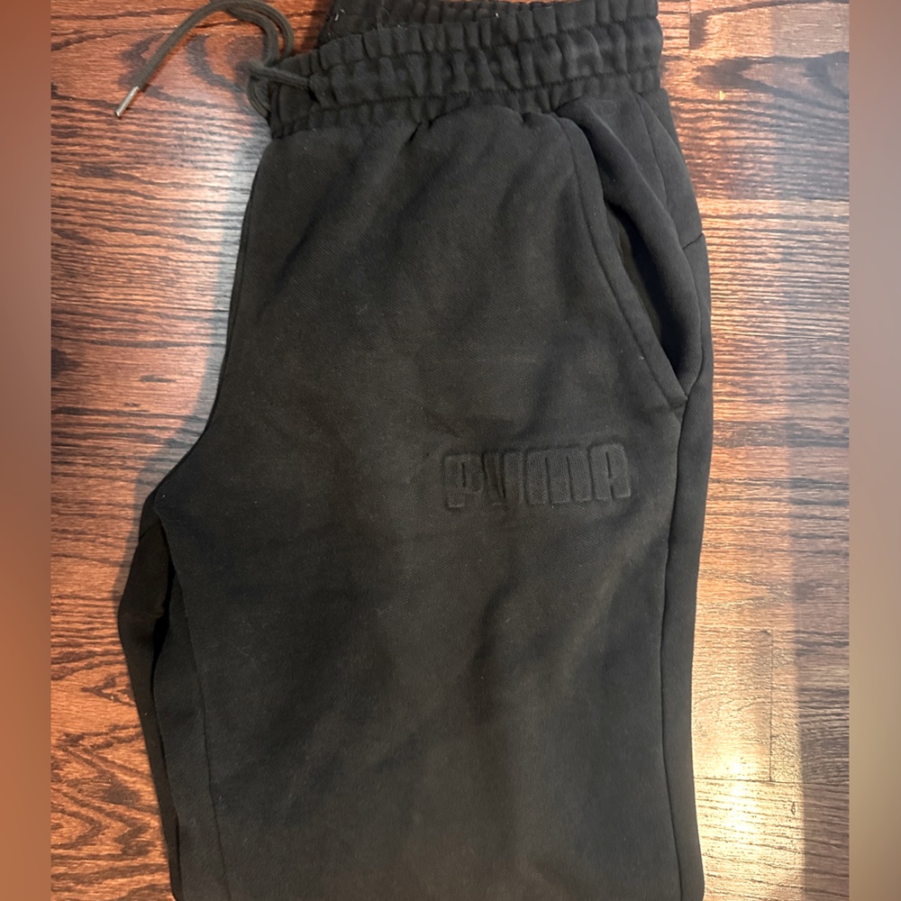 Puma Black Kids Sweatpants